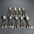 Assembled Group of Thirtysix Georgian Sterling Silver Tablespoons