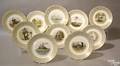 Ten Lenox collector plates with Civil War battle