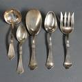 Twentythree Pieces of Gorham Rosette Pattern Sterling Silver Flatware