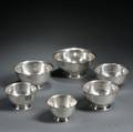 Six American Sterling Silver Revere Reproduction Bowls
