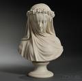 Copeland Parian Bust of the Veiled Bride