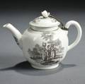 Worcester Porcelain Teapot and Cover