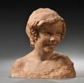 After JeanBaptiste Carpeaux French 18271875 Terracotta Bust of a Young Woman