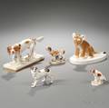 Four Meissen Porcelain Animal Figures