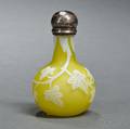 English Cameo Glass Scent Bottle