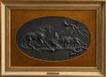 Modern Wedgwood Black Basalt Plaque