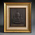 Wedgwood Black Basalt Plaque of St Pauls Cathedral