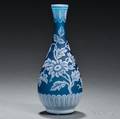 English Cameo Glass Vase