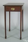 Maryland Hepplewhite mahogany stand ca 1805