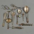 Small Group of Sterling Silver Flatware and Serving Items