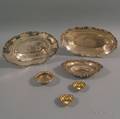 Six Sterling Silver Trays and Dishes