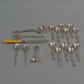 Small Group of Assorted Sterling Silver and Silverplated Flatware