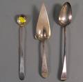Three Sterling Silver Flatware Serving Items