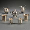 Seven Pieces of Small Sterling Silver Tableware