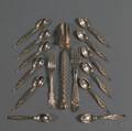 Fifteen Pieces of Whiting Sterling Silver Flatware