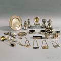 Group of Small Mostly Sterling Silver Tableware