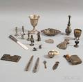 Miscellaneous Group of Sterling Silver and Silverplated Articles