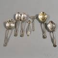 Seven Sterling Silver Flatware Serving Items