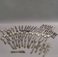 Wallace Rose Point Partial Sterling Silver Flatware Service for Eight