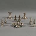 Twelve Pieces of Sterling Silver Tableware