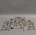 Group of Assorted Mostly Sterling Silver Flatware and Serving Items
