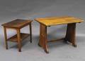 Two Oak Arts  Crafts Tables