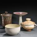 Gerry Williams Tureen Richard Mather Lincoln Vessel Richard Lafean Bowl and James Wozniak Punch Bowl