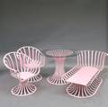 Fourpiece Woodard Painted Metal Garden Furniture Suite