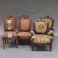 Six Renaissance Revival Chairs