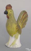 Chalkware rooster 19th c