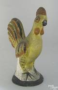 Chalkware rooster mid 19th c