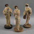 Three LafitteDesirat Wax Fashion Dolls France
