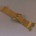 Woven Gold Buckle Bracelet