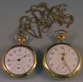 Two Waltham Goldfilled Openface Pocket Watches