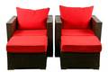 4 Pc Grand Resort Osborn Outdoor Seating Set