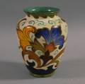 Floraldecorated Gouda Vase