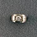 14kt White Gold and Diamond Ring