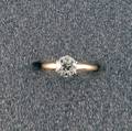 14kt Gold and Diamond Solitaire