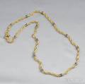 14kt Gold and Enamel Chain