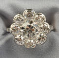 Edwardian Diamond Cluster Ring