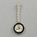 Art Deco Platinum and Diamond Pendant