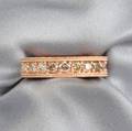 14kt Rose Gold Diamond and Colored Diamond Band