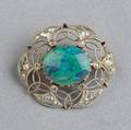 Edwardian Opal and Diamond Brooch