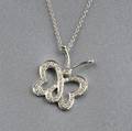 Platinum and Diamond Butterfly Pendant Tiffany  Co