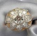 14kt Gold Platinum and Diamond Ring
