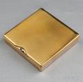 Retro 14kt Gold Compact Cartier