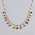 Antique 14kt Gold and Garnet Necklace