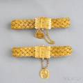 Pair of Antique Gold Bracelets