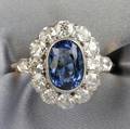 Sapphire and Diamond Ring