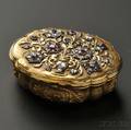 Antique 18kt Gold Gemset Snuff Box